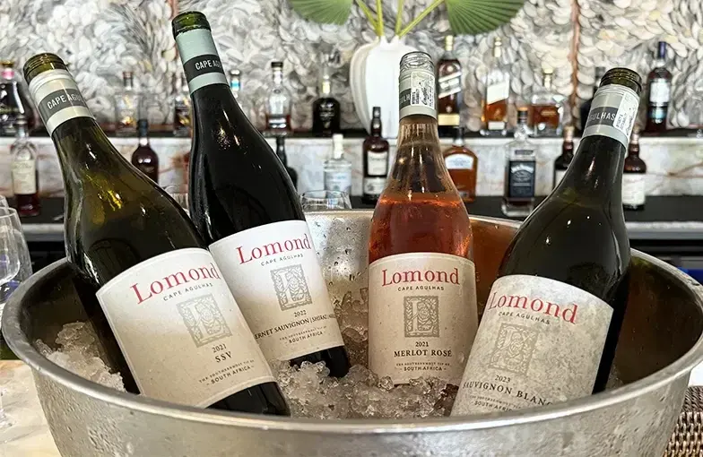 Lomond wine tasting at L'escale