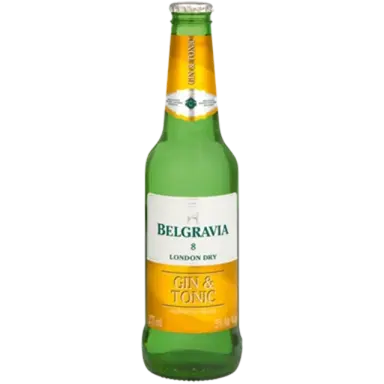 Belgravia Gin & Tonic - Glass Bottle 6 Pack