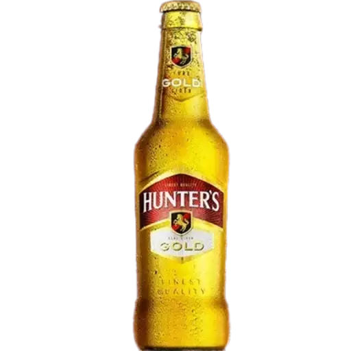 Hunter's Gold 330ml - Glass Bottle 6 Pack