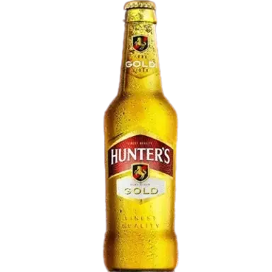 Hunter's Gold 330ml - Glass Bottle 6 Pack