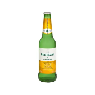 Belgravia Gin & Tonic - Glass Bottle 6 Pack